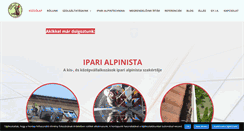 Desktop Screenshot of ipari-alpinista.hu